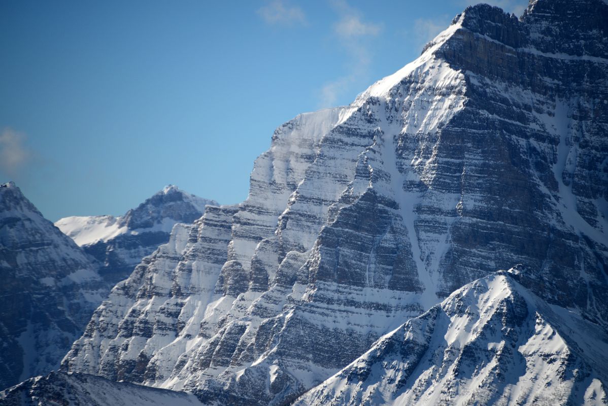 08B Mount Temple West Face From Lake Louise Ski Area